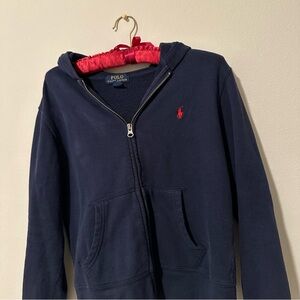 Polo by Ralph Lauren Kids Hoodie in Navy and Red